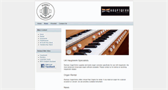 Desktop Screenshot of organworks.co.uk